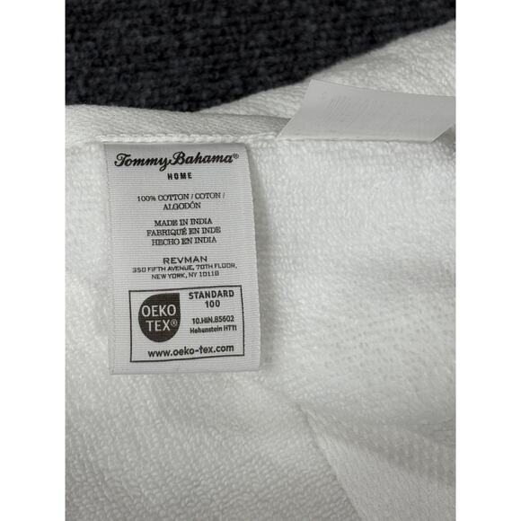 Tommy Bahama 9 Piece Premium Cotton Bath Towel Set Solid White NEW - Picture 8 of 12